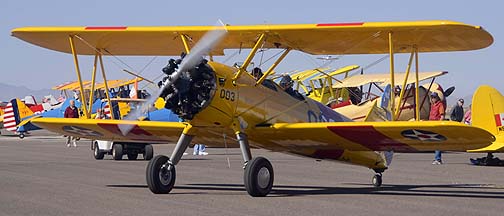 Stearman A75N1 N9923H, Cactus Fly-in, March 3, 2012